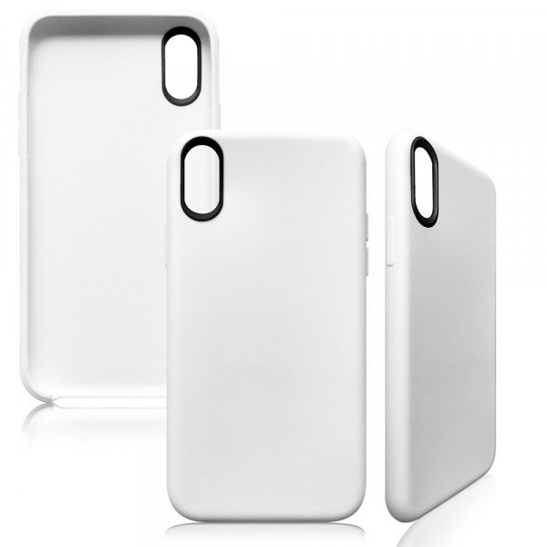 Wholesale iPhone X (Ten) Soft Touch Slim Flexible Case (White)